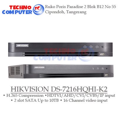cctv murah tangerang - Hikvision DS-7216HQHI-K2