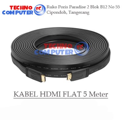 cctv tangerang -Kabel HDMI Flat 5 Meter