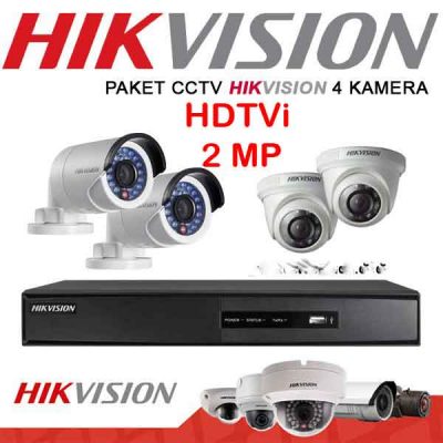 instalasi cctv jabodetabek 4 Channel Hikvision 2MP